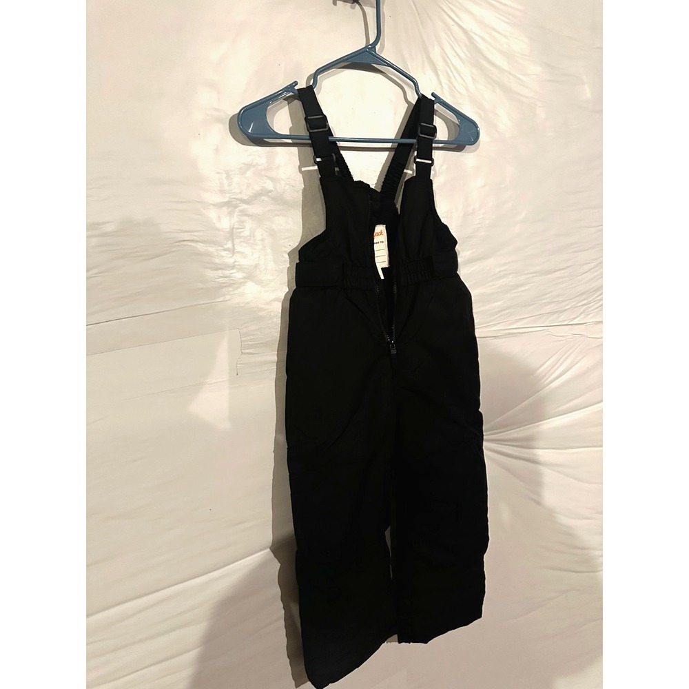 cat and jack snow suit size 4t black never worn no tags